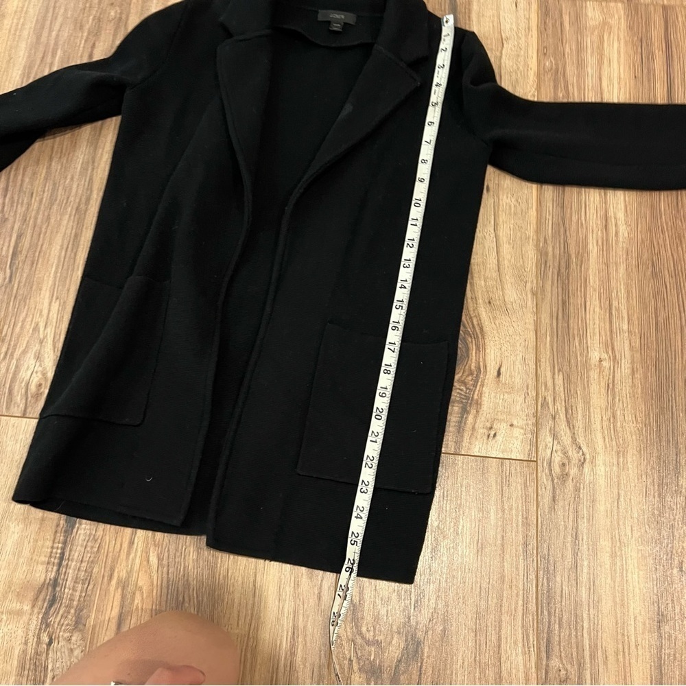 J. Crew Sophie Open Front Sweater Blazer - image 8